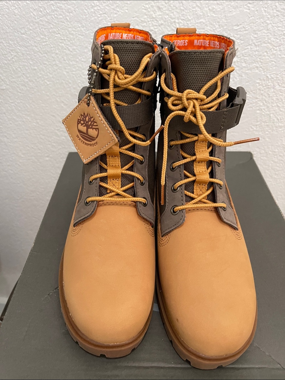 Timberland Jayne Wheat Nubuck Rugged Boots - Picture 3 of 9